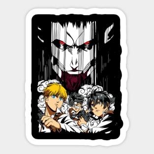 Attack on Titan Founding Titan, Mikasa & Armin Sticker